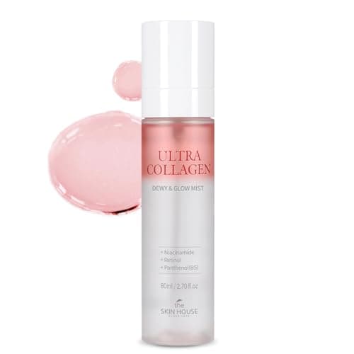 Image of The Skin House Ultra Collagen Dewy & Glow Ampoule Mist I Glowy Collgen Ampoule & Mist I Double Layer Mist I Mist Spray Type I Face Mist Korean Skincare [80 ml / 2.70 fl.oz]