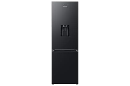 Image of Samsung Series 6 Fridge Freezer, Features AI Energy Mode and SpaceMax™ Technology, Ice Dispenser, Black, Model: RB34C632EBN