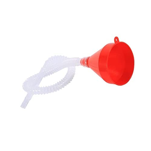 Image of 1 Set Fuel Transfer Funnel - Universal Plastic Oil Funnels, Flexible Petrol Filter Funnel for Car Auto Engine (Petrol, Diesel, Water, Oil Fuel) with Soft Pipe Spout Pour