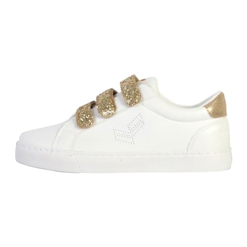 Image of Kaporal Women's Tippy Sneaker, White Gold, 8.5 UK