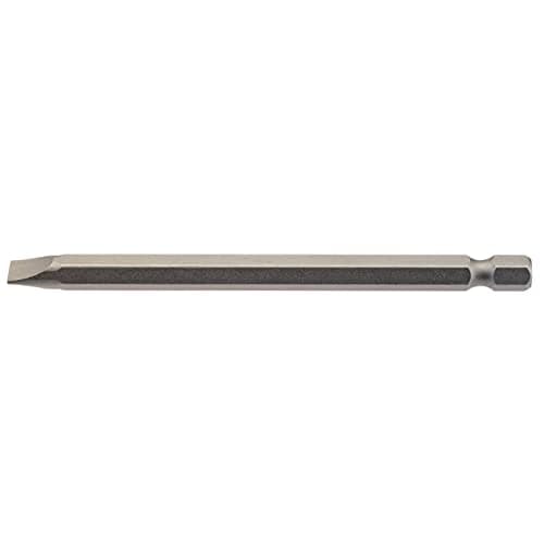 Image of Draper 64351 6.5mm 1/4" Hex Plain Slot Insert Bit 100mm Long