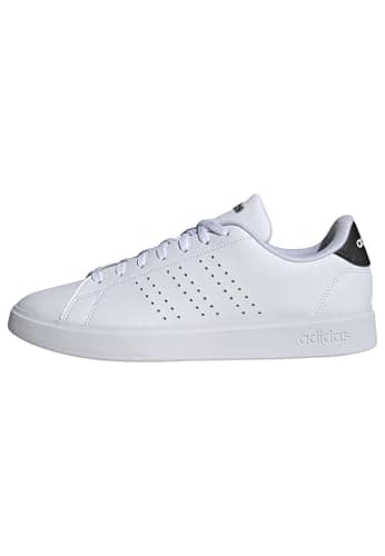 Image of adidas Men's Advantage 2.0 Shoes, Cloud White/Core Black/Legend Ink, 9 UK