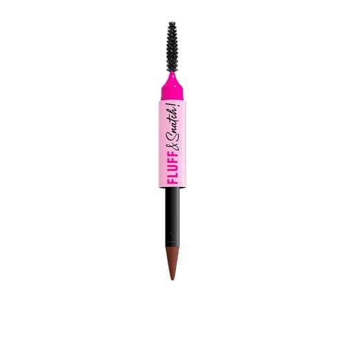 Image of NYX Professional Makeup Fluff & Snatch Brow Powder Pen, 24H Longwear Cream-to-Powder Eyebrow Tint, Smudge-Proof & Transfer-Resistant Soft Matte Finish, Diffused Natural, Shade: 04