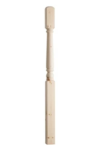 Image of 1500mm Colonial Turned Oak Newel Post (1500mm Half Post)