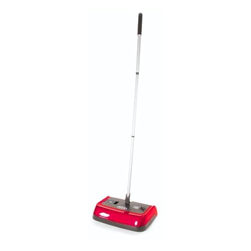 Image of Ewbank Manual Push Carpet Sweeper, Non Electric Silent Lightweight Multi Surface Floor Cleaner with High Level Push & Pull Pickup, Durable Long Life Brushes, 22cm Wide
