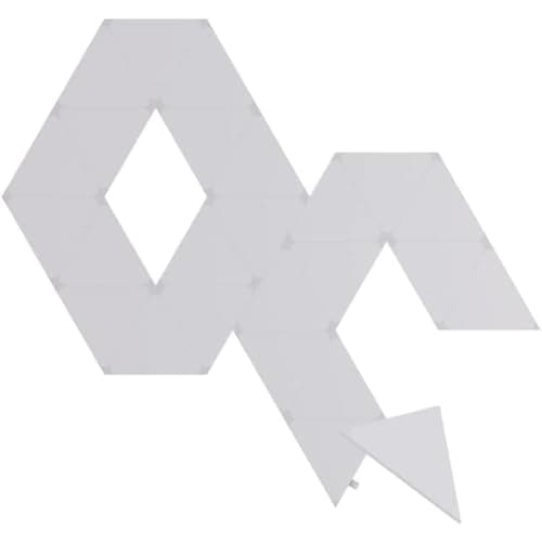 Image of Nanoleaf Shapes Triangle Expansion Pack, 25 Additional Smart Light Panels LED RGBW - Modular Wi-Fi Colour Changing Wall Lights, Works with Alexa Google Assistant Apple Homekit, for Room Decor & Gaming