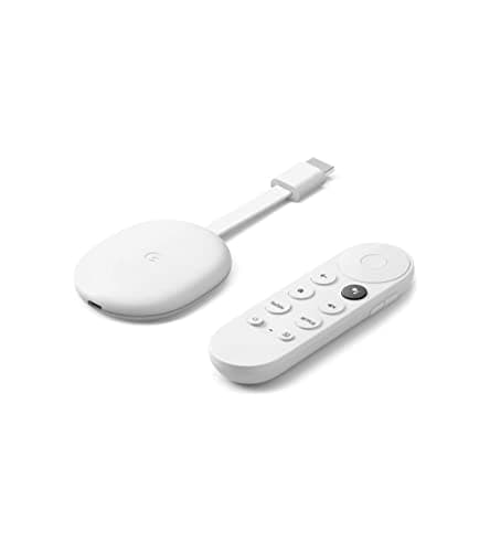 Image of Google Chromecast (4K) Snow - Stream Movies, Shows, Live Content and Netflix up to 4K HDR to Your TV with Voice Prompts