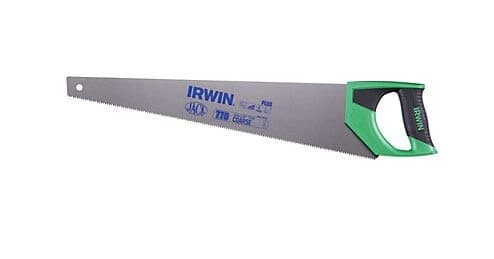 Image of Irwin Jack Steel Panel Saw (L)500mm, Material: Steel, Colour Description: Green, Teeth per inch (TPI)7, Blade Length 500mm, Length 600mm, Model: 770