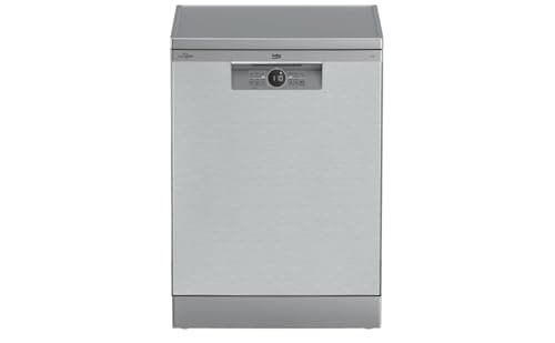 Image of Beko BDFN26430X Pro Hygiene Intense Full-Size Dishwasher – Stainless Steel – 14 Place Settings, D Rated, HygieneIntense, SteamGloss