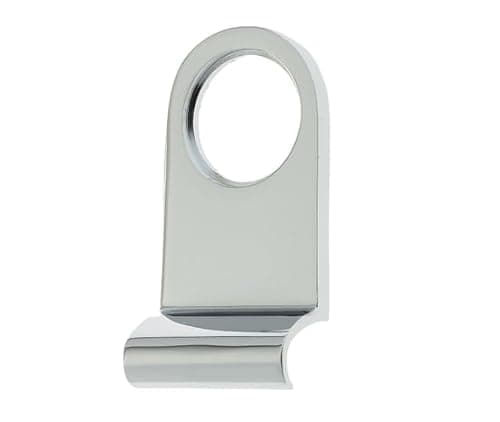 Image of Ironmongery Solutions® Jedo Plain Cylinder Pulls Recessed Door and Cabinet Finger Pulls Durable Metal Construction Fixings Included (Polished Chrome)