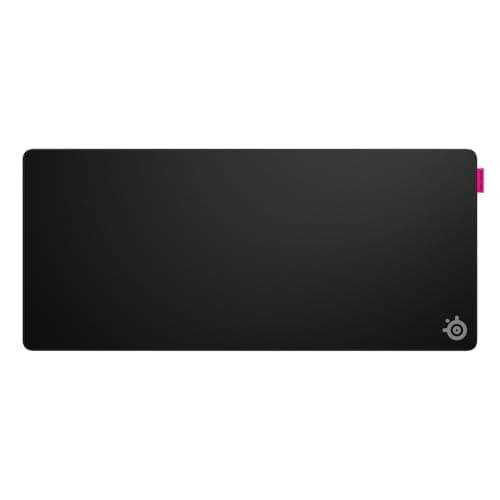 Image of SteelSeries QcK XL Performance Speed Gaming Mousepad - Extra density for a smooth glide - Low-profile edge stitching - Non-slip neoprene rubber base - 900 x 400 mm size - FPS, MOBAs, RTS, MMO