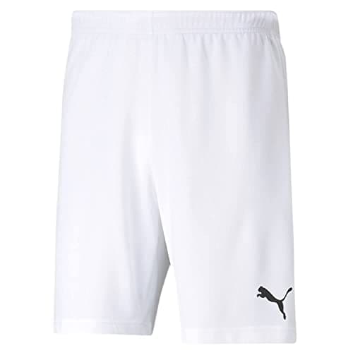 Image of PUMA Mens Teamrise Shorts, Puma White-puma Black, S EU