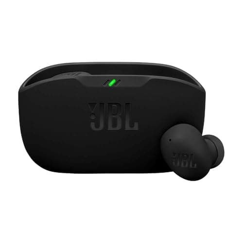 Image of JBL Wave Buds 2, Wireless Noise Cancelling Bluetooth Earbuds with 40 Hours Playtime, JBL Pure Bass Sound, Smart Ambient Technology, IP54 Water and Dust Resistant, Multi-Point Connection, Black