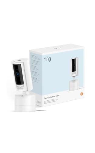 Image of Ring Pan-Tilt Indoor Camera | Plug-In Pet Security Camera | 360° pan & 169° tilt coverage, Manual Privacy Cover, HD video, Two-Way Talk, Wi-Fi | 30-day free trial of Ring Subscription Plan
