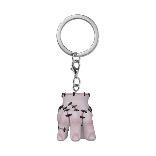 Image of Funko Pop! Keychain: Wednesday - Thing Novelty Keyring - Collectable Mini Figure - Stocking Filler - Gift Idea - Official Merchandise - TV Fans - Backpack Decor