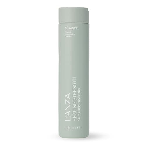 Image of L’ANZA Healing Strength White Tea Shampoo - Strengthens, Protects, and Restores Weak, Fragile, and Aged Hair, Rich with Keratin Protein, Healing Oils, and Vitamin C (300ml)