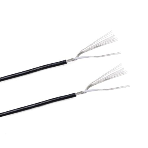 Image of shielded cable， UL1533 Audio Shielded Cable With Tinned Copper And PVC Insulator Multicolor Multiple Sizes(Black,10meter 24AWG)