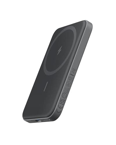 Image of Anker Power Bank, 621 Magnetic Battery (MagGo), 5000mAh Magnetic Wireless Portable Charger with USB-C Cable, Only Compatible with iPhone 16/16 Plus/16 Pro/16 Pro Max, iPhone 15/14/13/12 Series