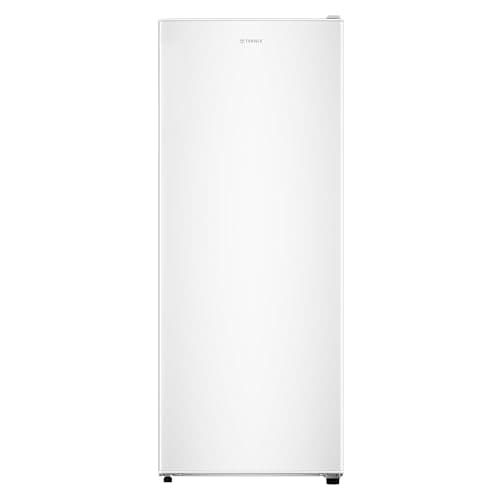 Image of Teknix TSFG1385W Upright Tall Freezer - Freestanding with 170L Capacity - Smart Frost - Suitable for Garages - Reversible Door - 5 Large Drawers - White, H138.0 x W55.0 x D57.0 (cm)