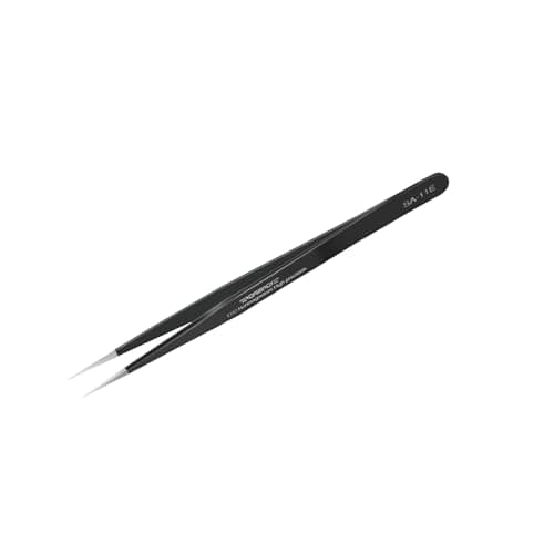 Image of TOWOT Precision Tweezers, Anti-Static Stainless Steel Fine Tip Straight Long Tweezers for Electronics, Crafts, Welding, and Jewelry Making Industrial Tweezers