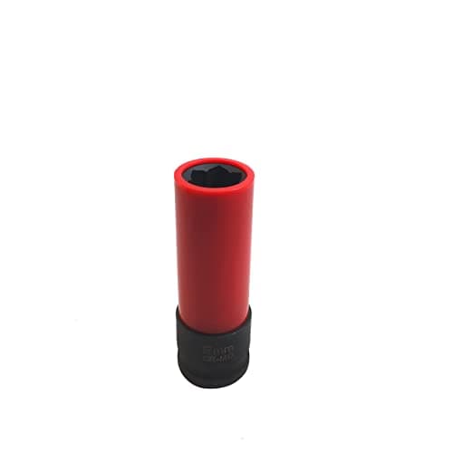 Image of ZKTOOL 17mm Wheel Lock Nut Removal Socket Compatible with Mercedes Benz S Series W221, 1/2" Drive Anti-theft Protective Lug Nut Extractor, Flower Head Design Metal Wheel Nut Sleeve Wrench