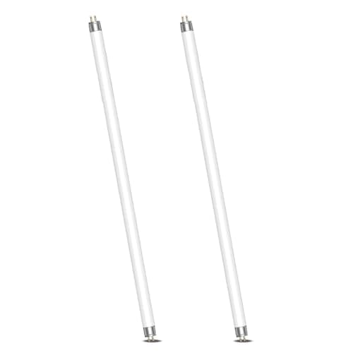 Image of 2 Pack 13W Fluorescent Tube, T5 Cool White 4000K, 1000LM, 517mm, G5 Base Low Energy Consumption Tube Light, Emergency Energy Saving Light, Suitable for Kitchen, Bathroom, Cabinet, Garage