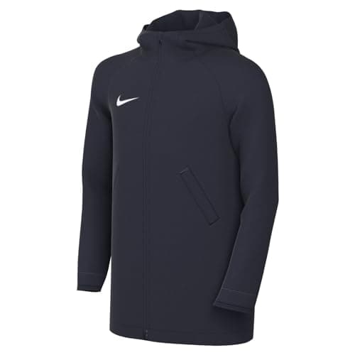 Image of NIKE DJ6324-451 Y NK SF ACDPR HD RAIN JKT Jacket Unisex OBSIDIAN/WHITE Size S
