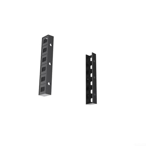 Image of Wall & Under Desk Laptop Mount Holder with Cable Management - Space-Saving ABS Notebook Bracket for Home Office - Wall Mounted Storage Shelf - Black or White(White)
