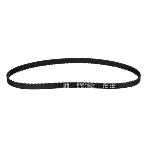 Image of sourcing map 194XL 037 Timing Belt 97 Teeth Black Cogged Rubber Geared Belt, Width 10mm, Pitch 5.08mm, 3D Printer Timing Belt