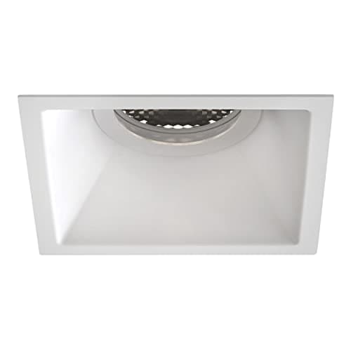 Image of Astro Minima Slimline Square Fixed Fire-Rated IP65 Bathroom Downlight - IP65 Rated - (Matt White), GU10 LED Lamp, Designed in Britain - 1249038-3 Years Guarantee