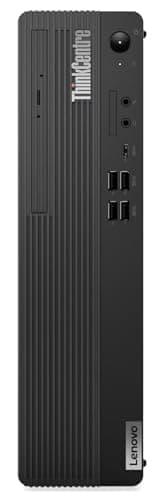 Image of Lenovo ThinkCentre M75s Gen 5 Small Form Factor Desktop with AMD Ryzen 7 PRO 8700G Processor, 32GB DDR5 Memory, 1TB SSD, 2X DisplayPort, RJ-45, Slim Ultrabay DVD-RW, Wi-Fi 6, and Windows 11 Pro