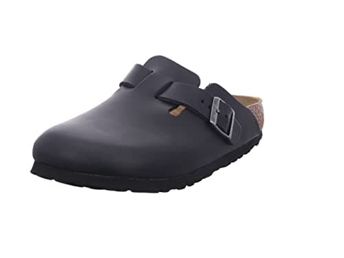 Image of Birkenstock Boston, Unisex-Adults' Clogs, Black, 5 UK (38 EU)