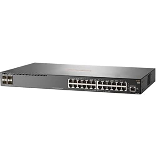 Image of Hewlett Packard Enterprise Aruba 2930 F 24 g 4SFP Managed L3 Gigabit Ethernet (10/100/1000) 1U GREY