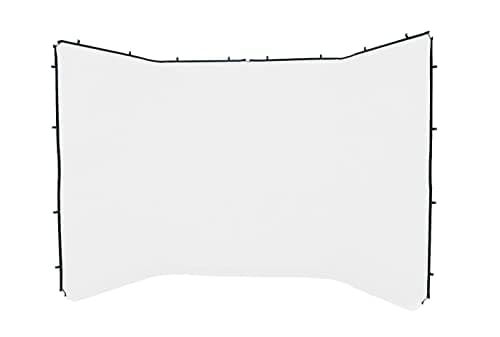 Image of Manfrotto LL LB7627 Panoramic Background Cover - 4 m, White