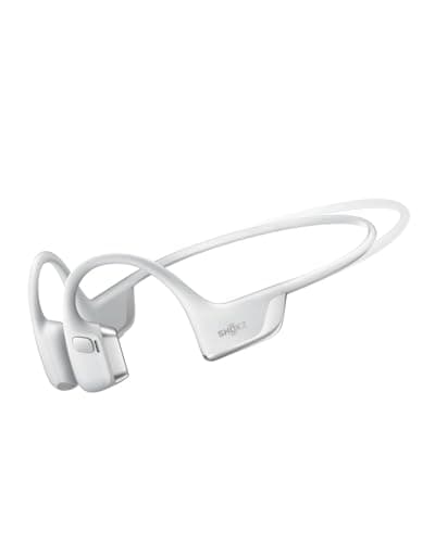 Image of SHOKZ OpenRun Pro 2 Mini Bone Conduction Sports Headphones, Open-Ear Wireless Earphones with Bluetooth 5.3, Noise Cancelling Mics, IP55 Waterproof, 12h Playtime for Running, USB-C Quick Charge, Silver