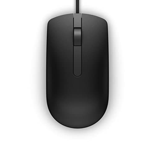 Image of Dell MS116 USB Optical Mouse, Black, BB, Sapphire - CR, W125718746 (Black, BB, Sapphire - CR, Liteon, EMEA, APJ (exclude China) MS116, Ambidextrous, Optical, USB Type-A,)