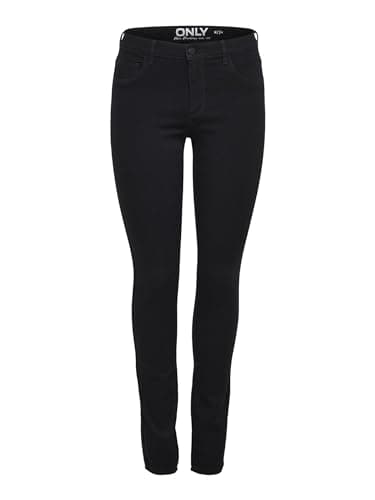 Image of ONLY Women's onlRAIN REG Skinny Jeans CRY6060 NOOS, Black, M / 30L