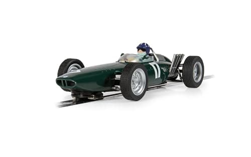 Image of Scalextric Cars - C4536 BRM P57 - Winner Dutch GP 1962 - World Champion Edition - Toy Slot Car for use with Race Tracks - Small Kids Gift Ideas for Boy/Girl Ages 3 Accessories