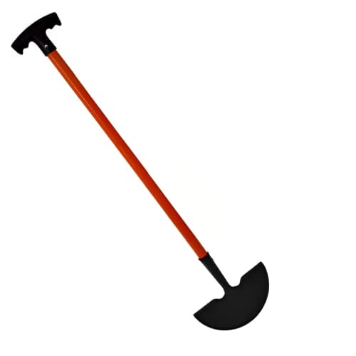 Image of Unibos | HEAVY DUTY | Edging Knife | Gardening Edge Cutter | Boarder Edger Design | Lawn Edging Tool | Half Moon Lawn Edger | Sidewalks, Driveways, Gardens | Carbon Steel | 920mm