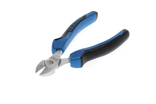 Image of GEDORE Power side cutter for hard wire / piano wire to 2 mm dia., 2C grips, Hardened, Length 140 mm, 8316-140 JC