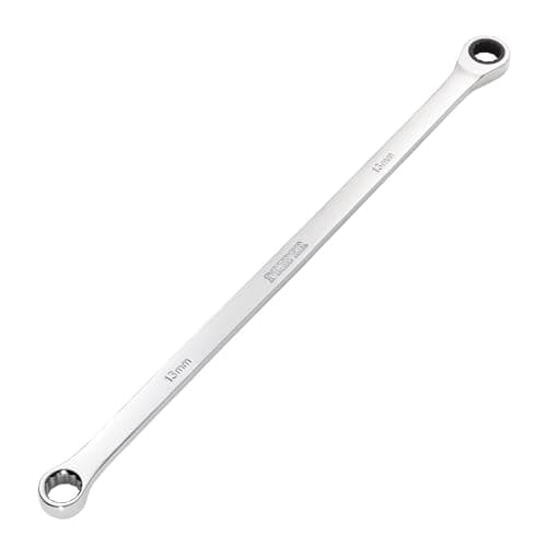 Image of Draper 27769 HI-TORQ Metric Extra-Long Double Ring Ratchet Spanner, 13mm