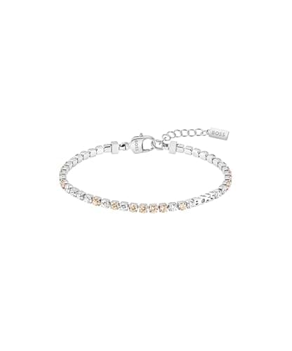 Image of BOSS Jewelry Women's KASSY PRECIOUS Collection Bracelet in Stainless Steel with Colored Crystals - 1580633