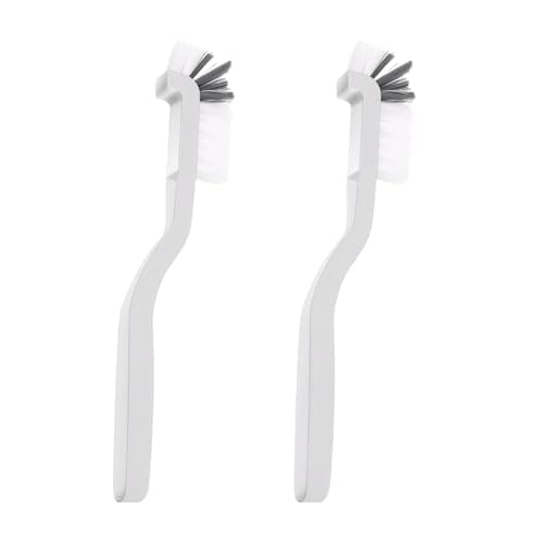 Image of 2 PCS Cleaning Brush,Plastic Washing Up Brushes for Kitchen,Compact Bottle Brushes For Cleaning Baby Bottle,Kitchen Brush For Clean Dish,Dishwasher,Sink,Grout,Window Track,Angle Hard To Reach Space