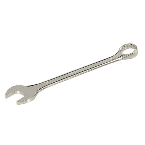 Image of Dapetz ® 25mm Combination Spanner Metric Open End Ring Fixed Head Spanner Wrench Chrome Vanadium Steel Hand Tool Mirror Polished 12 Point