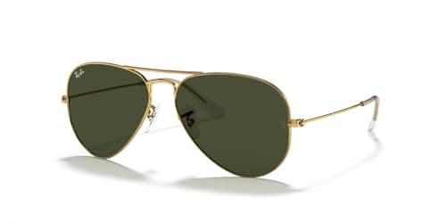 Image of Ray-Ban AVIATOR LARGE METAL RB 3025 Gold/G- Classic Green 58/14/135 unisex Sunglasses