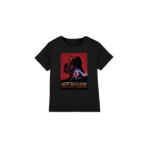 Image of Star Wars Return of The Jedi Block Unisex Kids T Shirt, Black, 5-6 Years