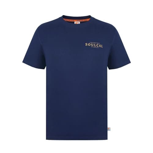 Image of Soul Cal Mens Tee Navy Back Logo L
