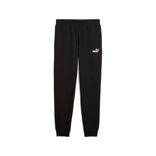 Image of PUMA Mens No. 1 Logo Sweatpants Fl Cl Knitted Pants, Puma Black, M EU