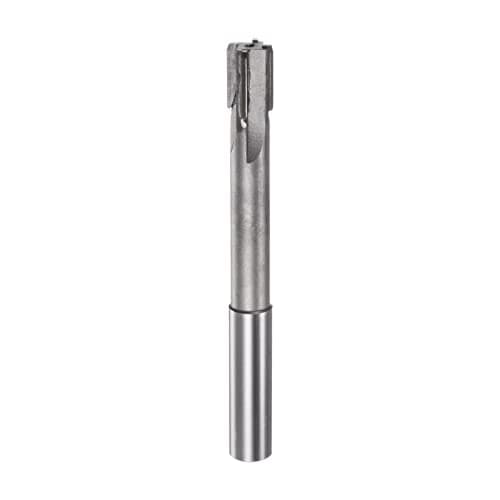 Image of sourcing map Chucking Reamer 12.7mm H7 C1/K30 Carbide Tip Precision Straight Flutes Round Shank Lathe Machine Milling Cutter