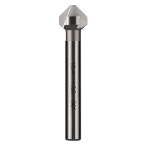 Image of Vearter 10.4mm Countersink Drill Bit 3 Edge 90°, HSS High-Speed Steel M2 Chamfer Tool Metal Drill Bits, Deburring Tool for Metal, Stainless Steel, Aluminum, Wood, Plastic